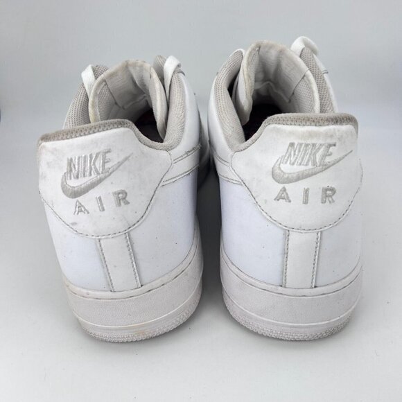 Nike Air Force 1 AF1 07 Low Men Size 18 Sneaker Shoes Triple White 315122-111 - Picture 5 of 12